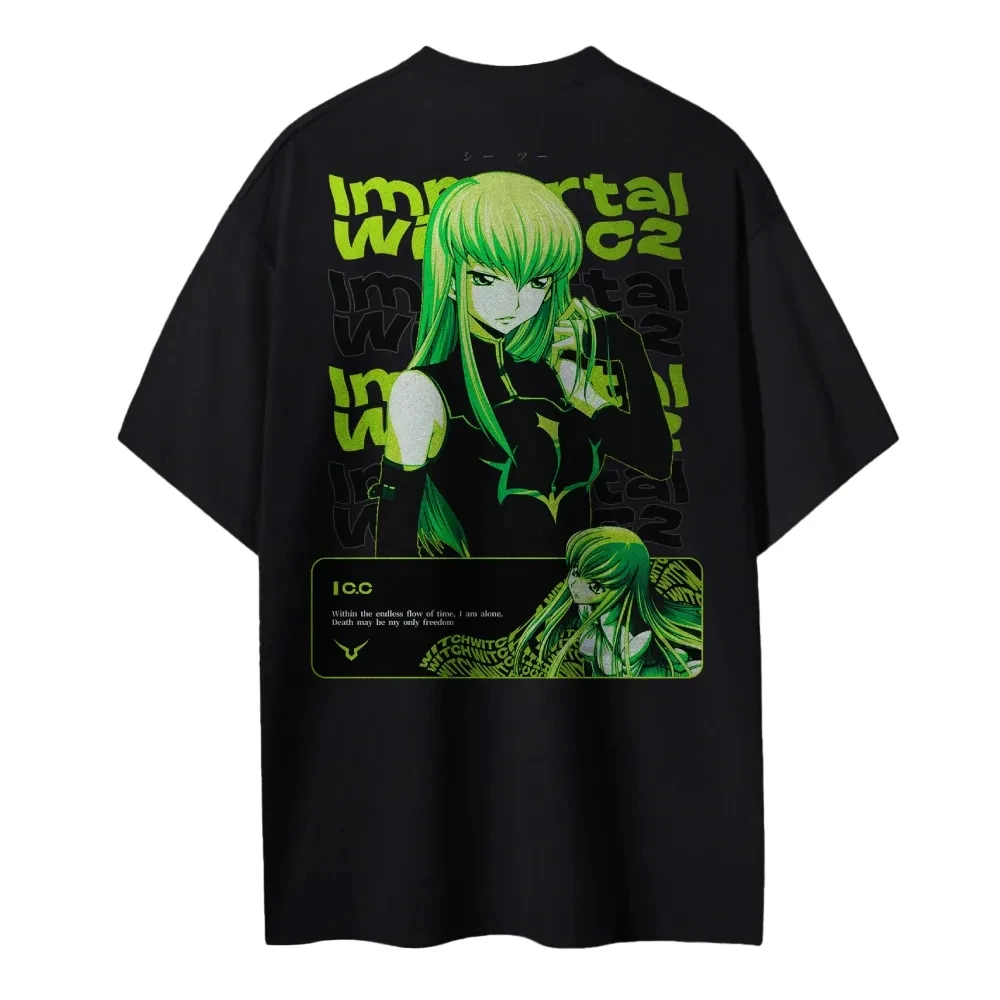 Anime Merchandise Store In Japan - 새로운 코드 기어스 티셔츠 C.C. 캐릭터