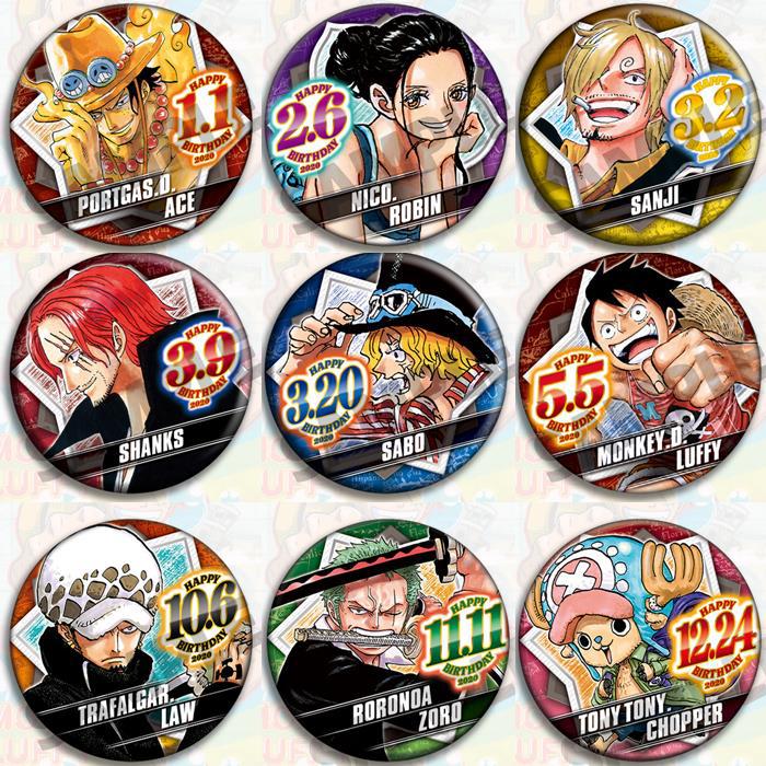 Zoro Anime Merchandise - 원피스 애니메이션 배지 세트 공식 상품