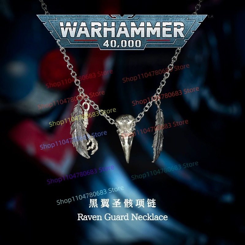 Anime Merchandise For Men - 40K 레이븐 가드 목걸이, 레트로 의류