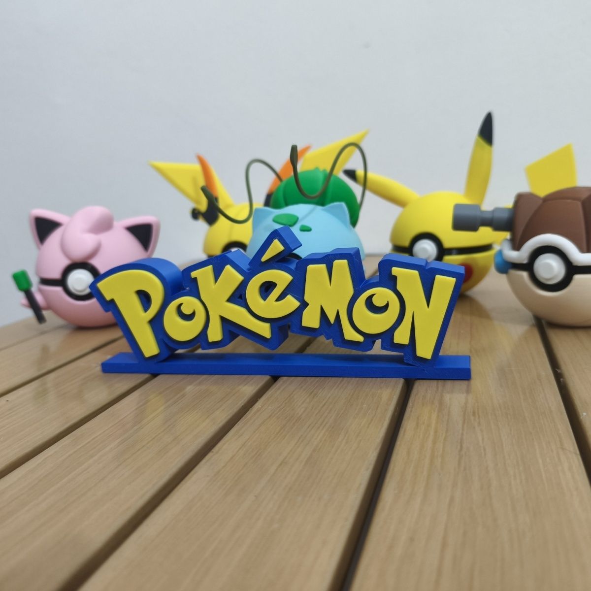 Anime Merchandise Figures - 포켓몬 스탠디 로고 디스플레이 신규 모델