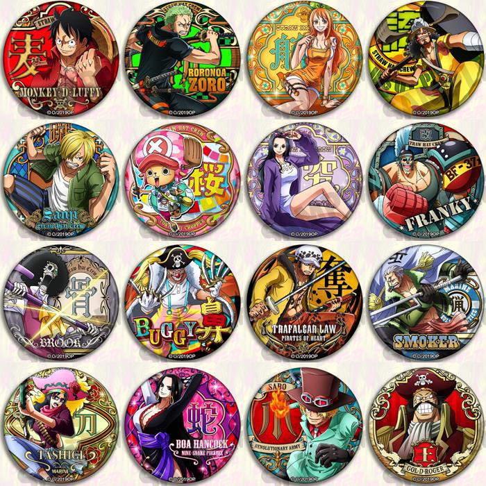 Zoro Anime Merchandise - 원피스 애니메이션 배지 핀 세트 루피