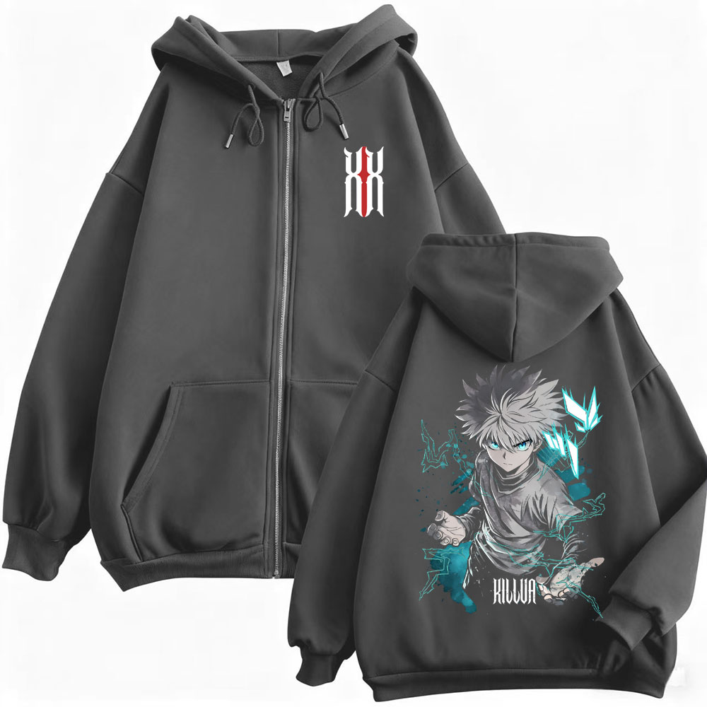 애니메이션 헌터 X 헌터 킬루아 조르딕 머치 지퍼 후드 - Anime Merch Hoodie 리뷰 및 가격
