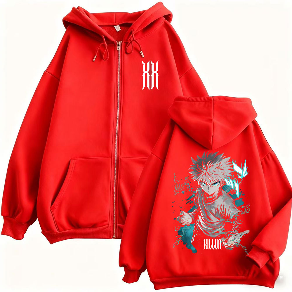 애니메이션 헌터 X 헌터 킬루아 조르딕 머치 지퍼 후드 - Anime Merch Hoodie 리뷰 및 가격
