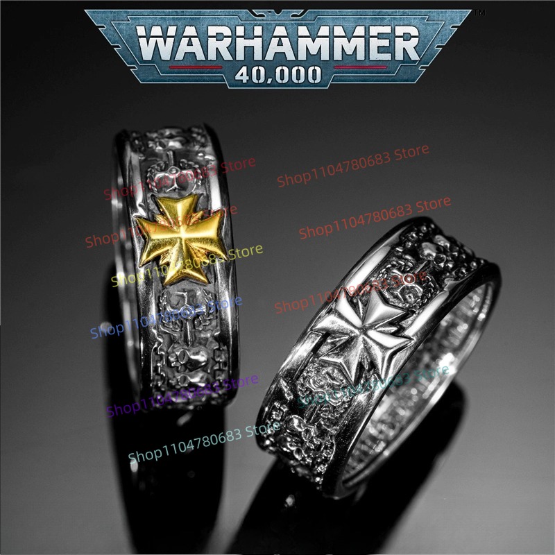 40K 블랙 템플러 크루세이더 맹세 반지 고품질 수집용 - Anime Merchandise For Men 리뷰 및 가격