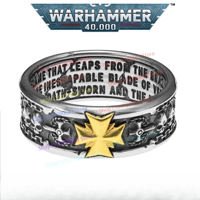 40K 블랙 템플러 크루세이더 맹세 반지 고품질 수집용 - Anime Merchandise For Men 리뷰 및 가격