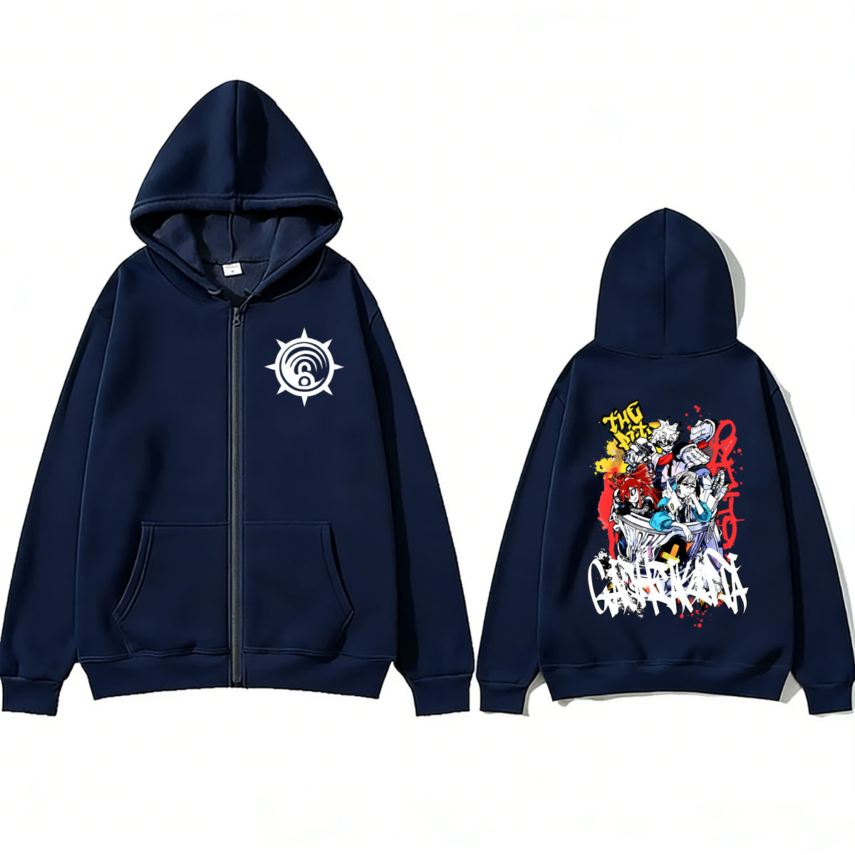 애니메이션 가치아쿠타 루도 잔카 엔진 머치 지퍼 후드티 - Anime Merch Hoodie 리뷰 및 가격