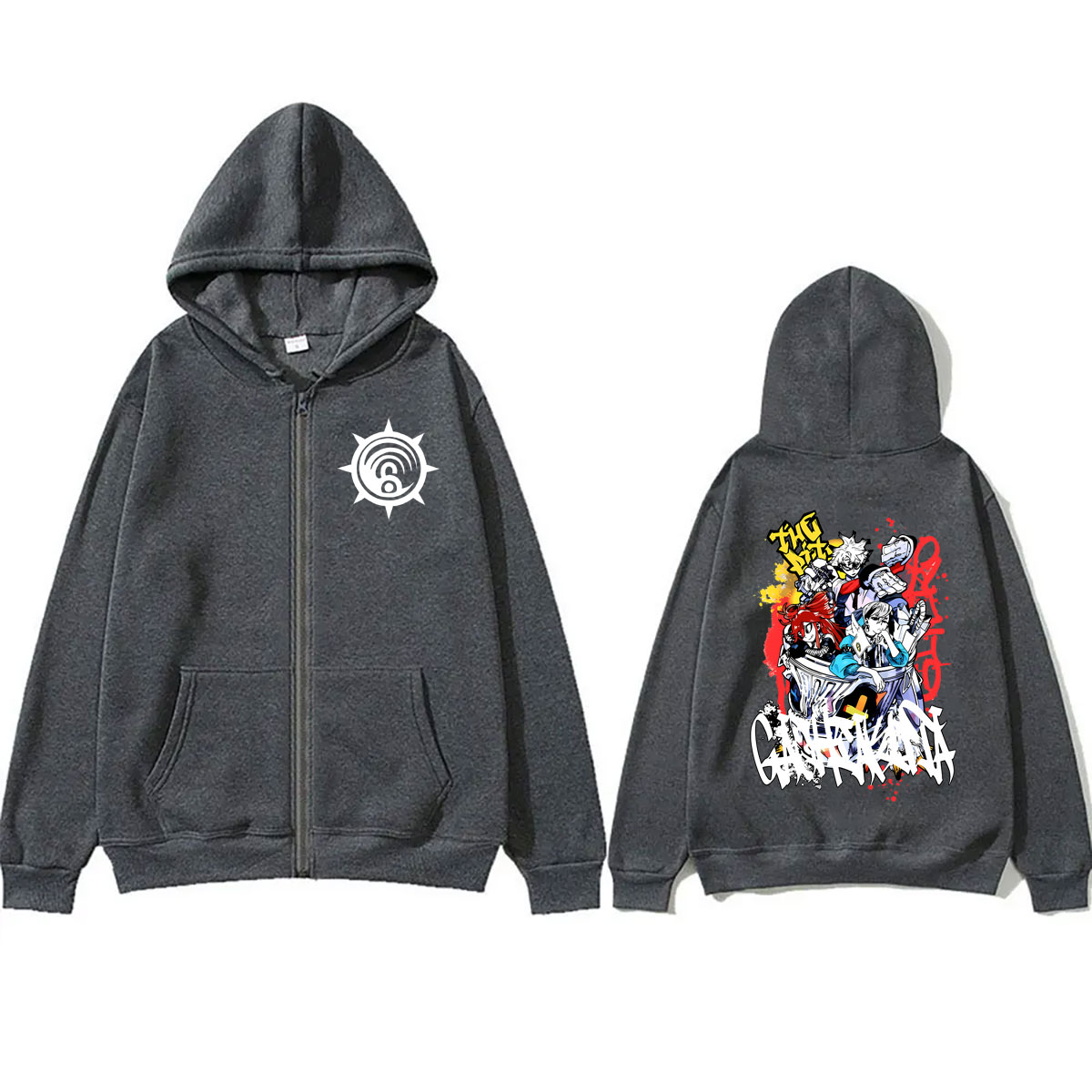 애니메이션 가치아쿠타 루도 잔카 엔진 머치 지퍼 후드티 - Anime Merch Hoodie 리뷰 및 가격
