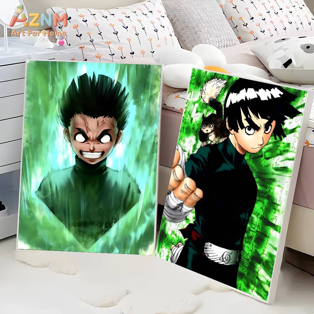 AZNM 나루토 록 리 타이주츠 마스터 애니메이션 캔버 - Anime Merchandise Posters 리뷰 및 가격