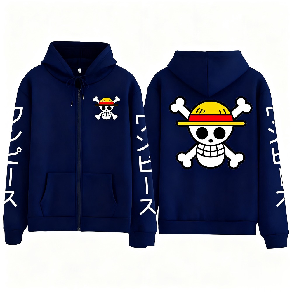 새로운 오버사이즈 원피스 루피 애니메이션 지퍼 후드 스 - Anime Merchandise Store In Japan 리뷰 및 가격