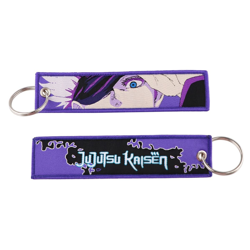 주술회센 애니메이션 굿즈 고죠 사토루 직조 키체인 랜야 - Anime Merchandise Keychain 리뷰 및 가격