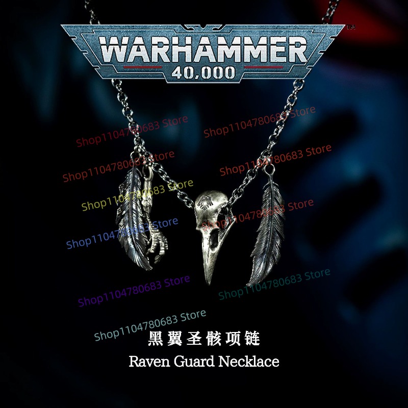 40K 레이븐 가드 목걸이, 레트로 의류 장식품, 남성 - Anime Merchandise For Men 리뷰 및 가격