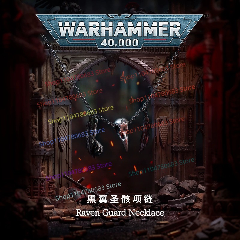 40K 레이븐 가드 목걸이, 레트로 의류 장식품, 남성 - Anime Merchandise For Men 리뷰 및 가격