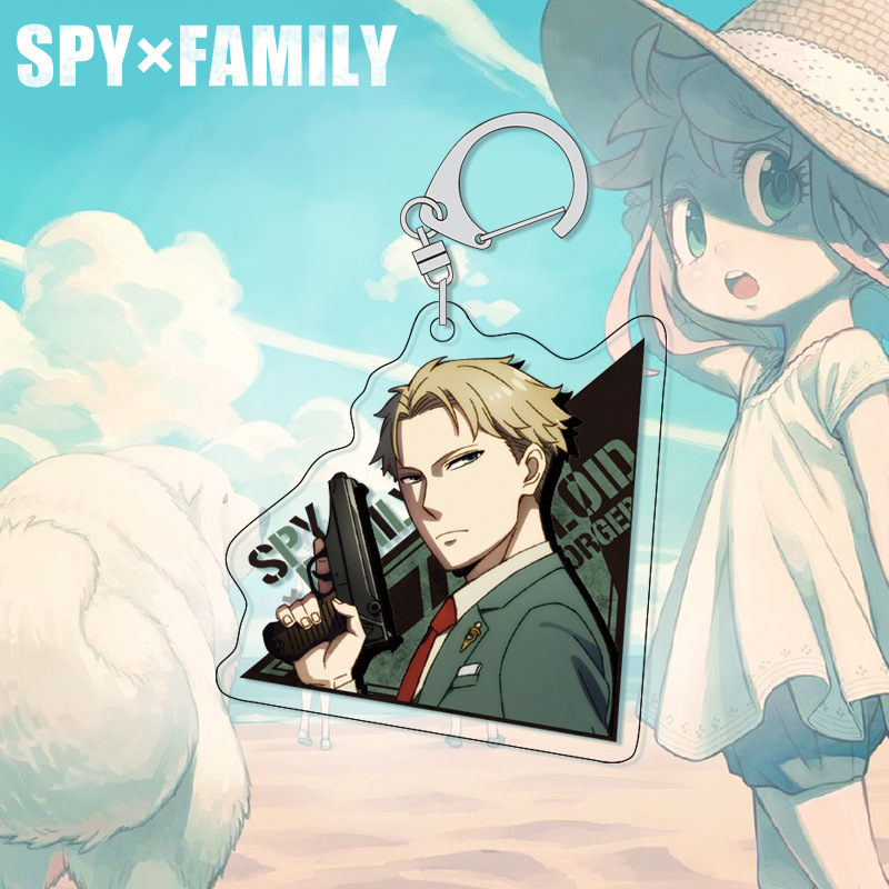 SPY×FAMILY 아냐 키체인 아크릴 참 귀여운 애니 - Anime Merchandise Figures 리뷰 및 가격