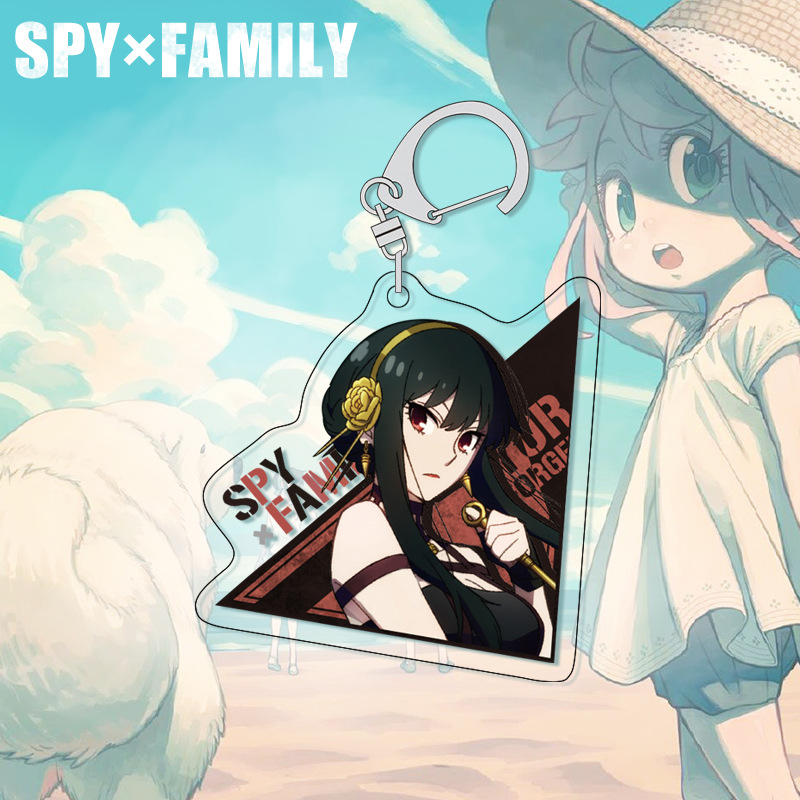 SPY×FAMILY 아냐 키체인 아크릴 참 귀여운 애니 - Anime Merchandise Figures 리뷰 및 가격
