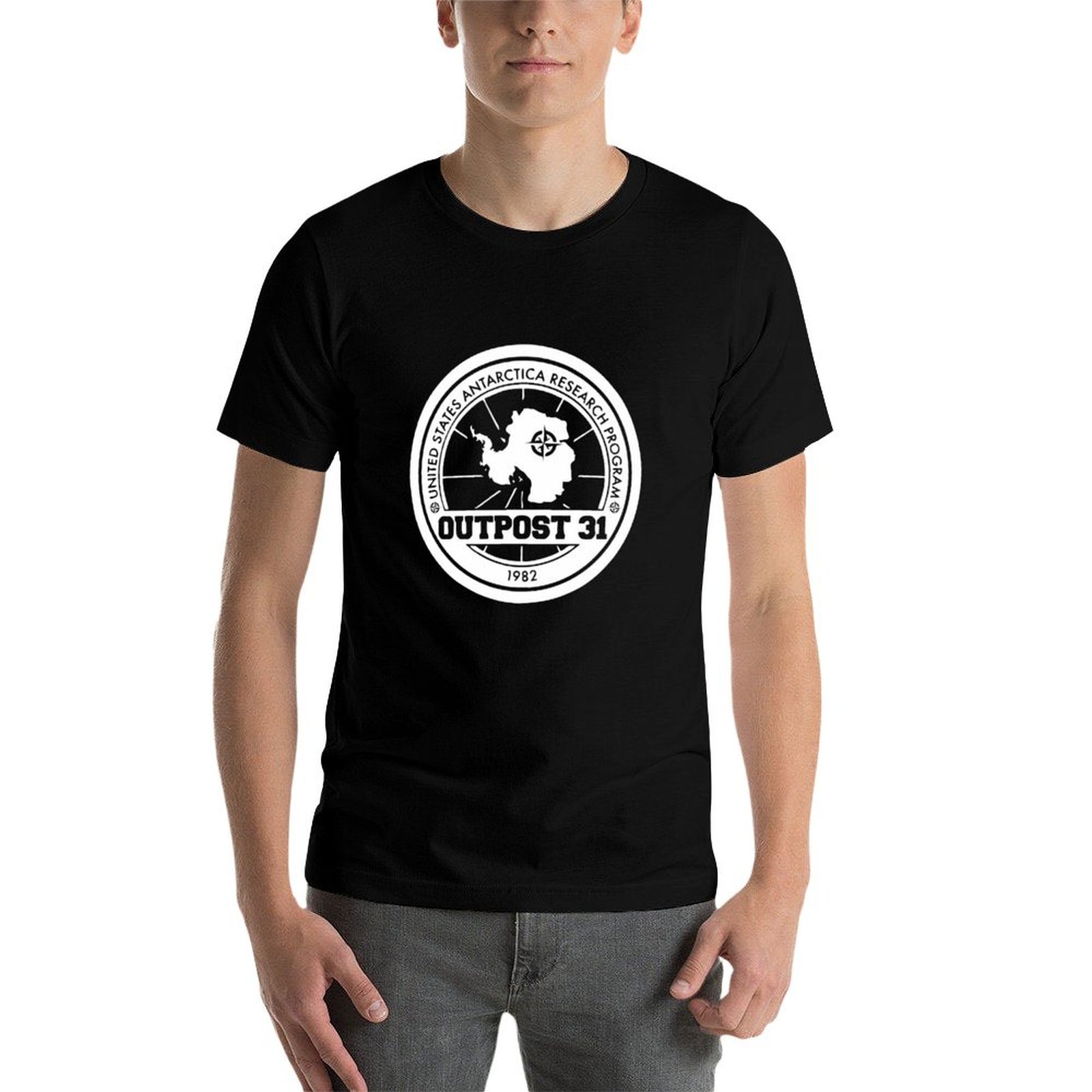 Outpost 31 로고 상품 티셔츠 남성용 티셔츠 남 - Anime Merchandise For Men 리뷰 및 가격