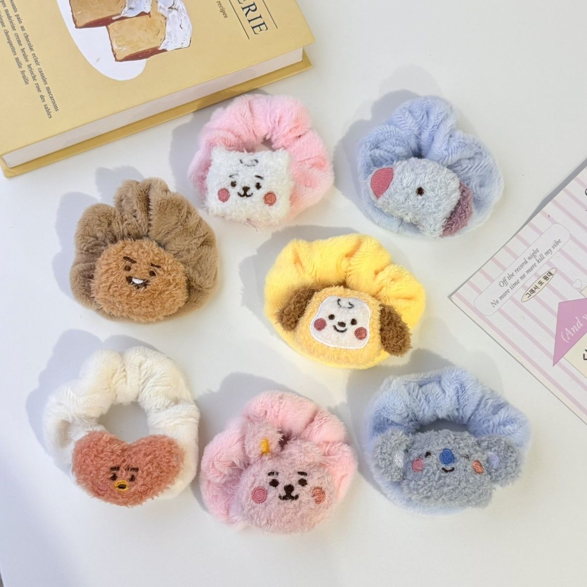 BT21 만화 귀여운 봉제인형 머리끈 카와이 헤어밴드  - Anime Merchandise Usa 리뷰 및 가격