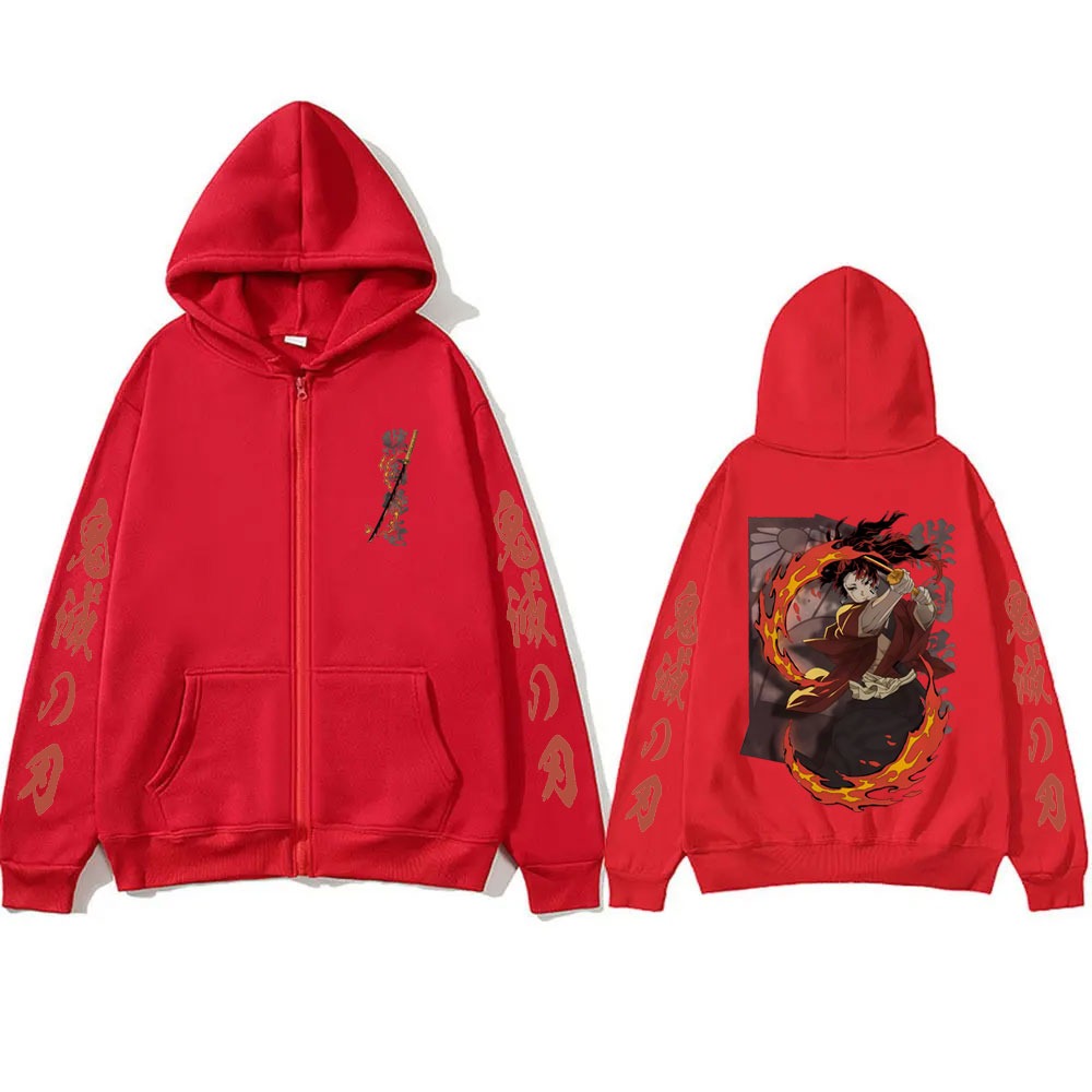 신제품 귀멸의 칼날 츠기쿠니 요리이치 굿즈 지퍼 후드티 - Anime Merchandise Store In Japan 리뷰 및 가격