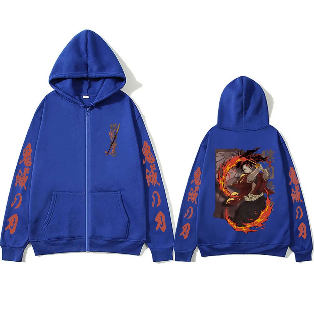 신제품 귀멸의 칼날 츠기쿠니 요리이치 굿즈 지퍼 후드티 - Anime Merchandise Store In Japan 리뷰 및 가격