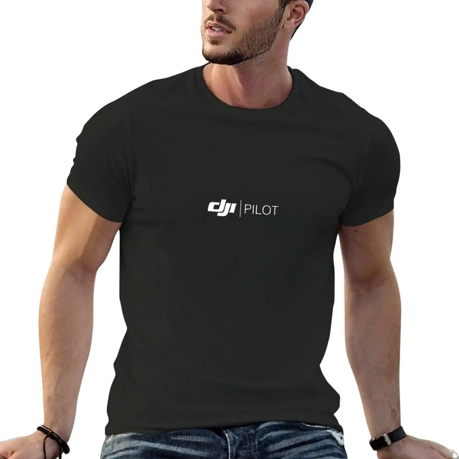 DJI 파일럿 상품 티셔츠, 특대 그래픽 티, 애니메이 - Anime Merchandise For Men 리뷰 및 가격
