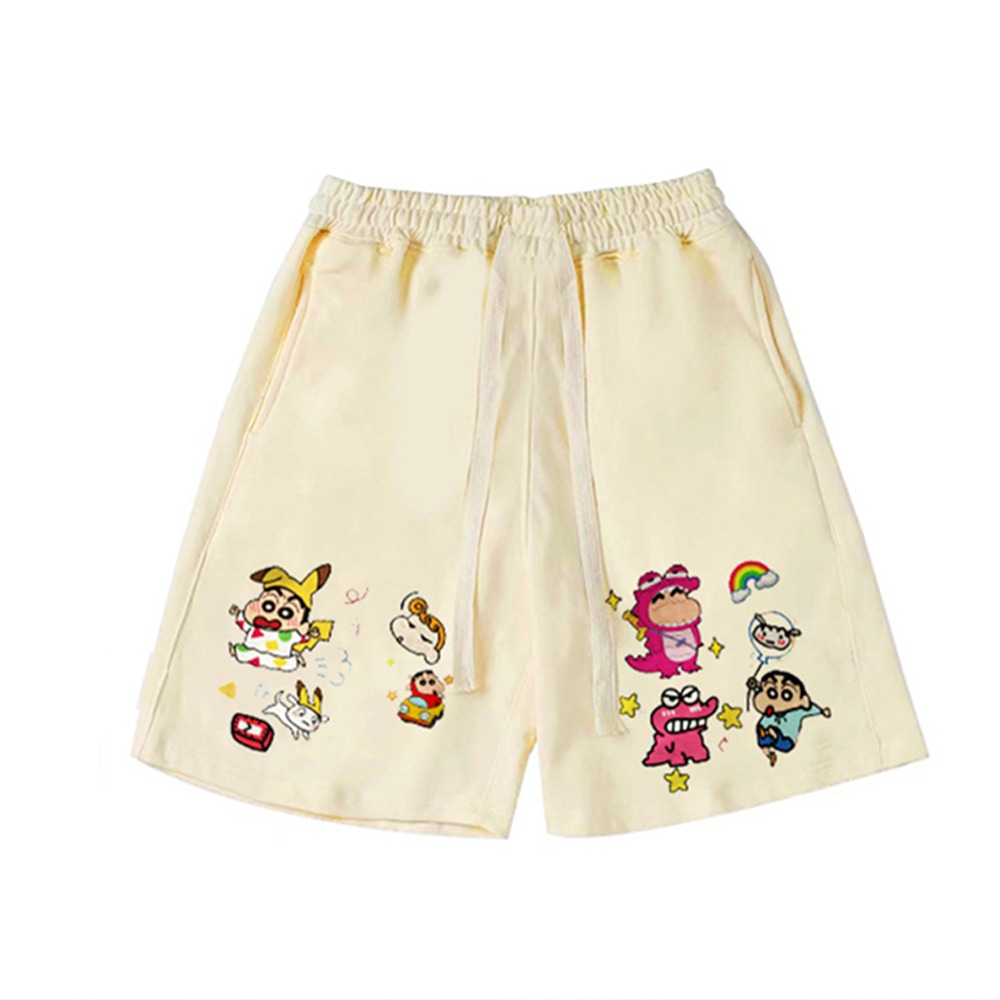 새로운 남성 반바지 크레용 신짱 여름 옷 여성 캐주얼  - Anime Merchandise Store In Japan 리뷰 및 가격