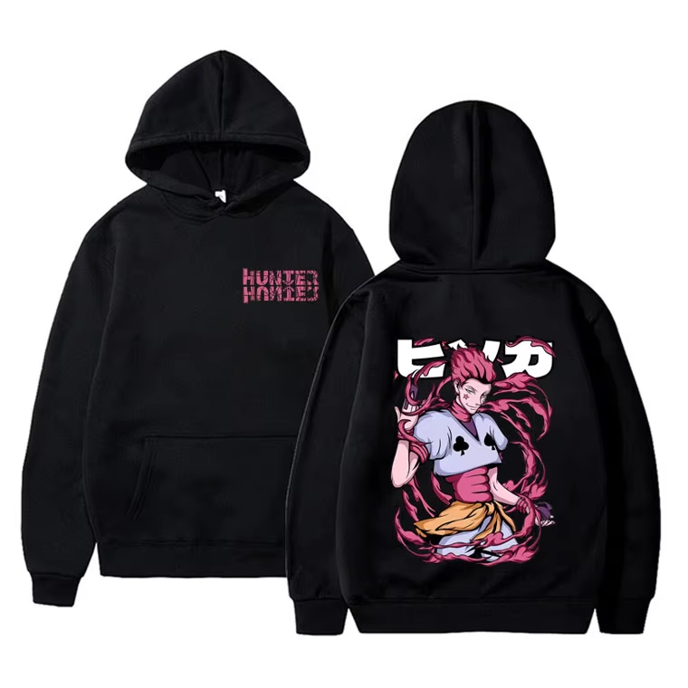 헌터X헌터 크롤로 루시퍼 그래픽 후드티 빈티지 워싱 애 - Anime Merch Hoodie 리뷰 및 가격