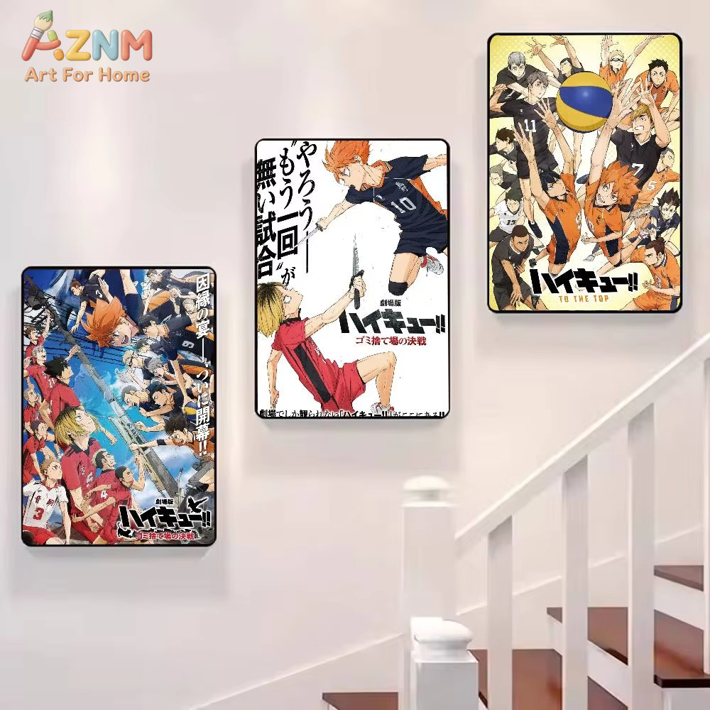 1PC, H-Haikyuu 핫 애니메이션 포스터 아트  - Anime Merchandise Posters 리뷰 및 가격